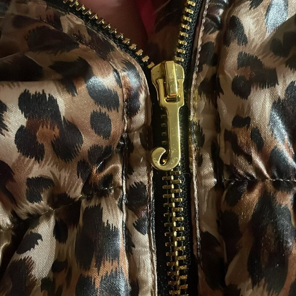 Juicy Couture kids leopard puffer coat size 18 month - Picture 6 of 6